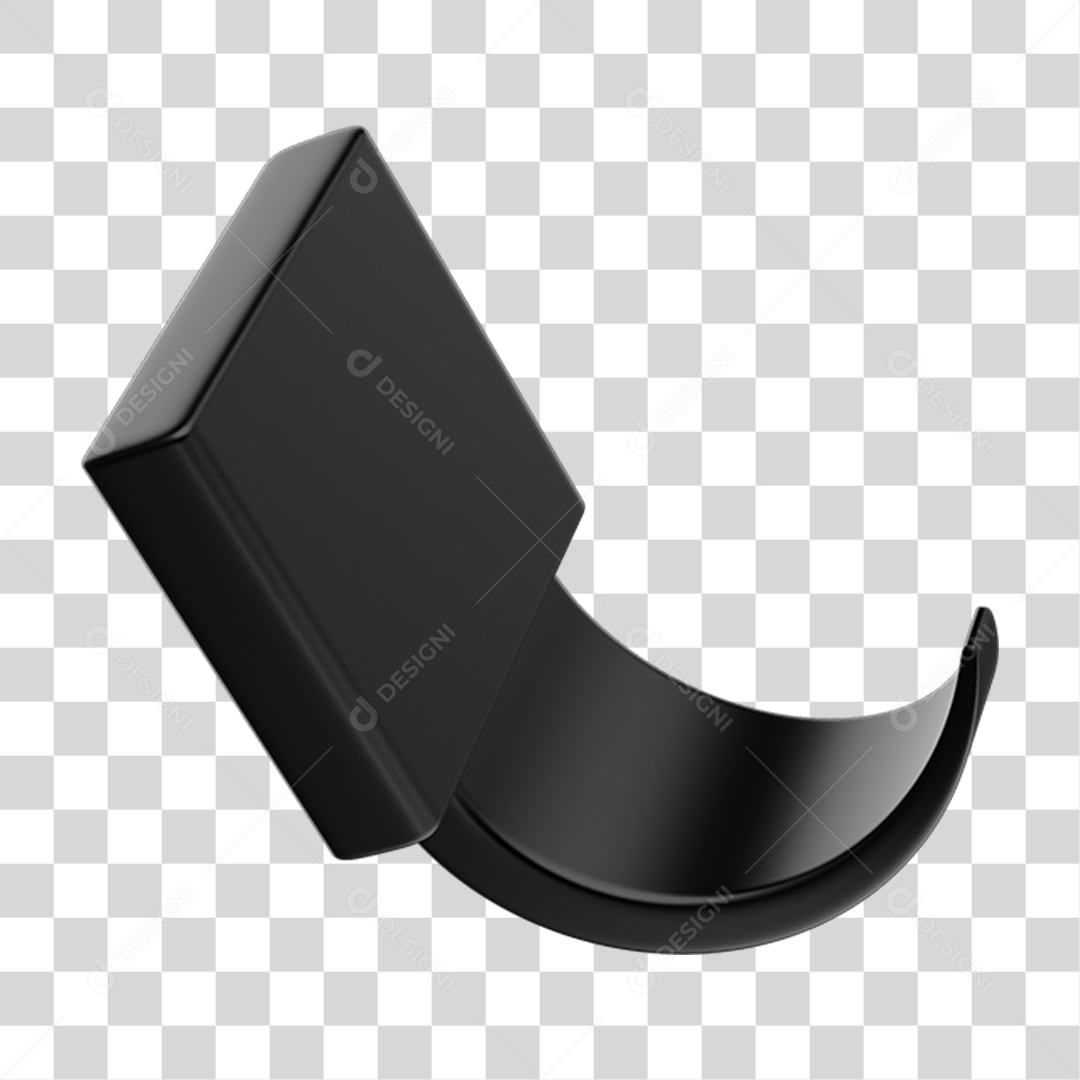 Toalheiro Rosto Gancho Metal PNG Transparente