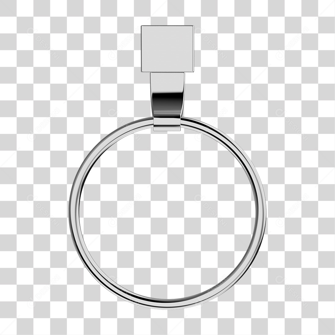 Toalheiro Rosto Metal PNG Transparente