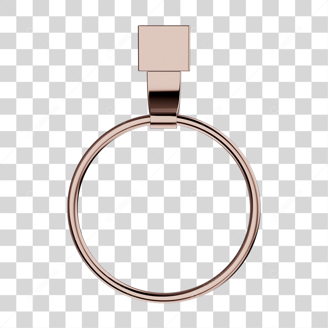 Toalheiro Rosto Metal PNG Transparente