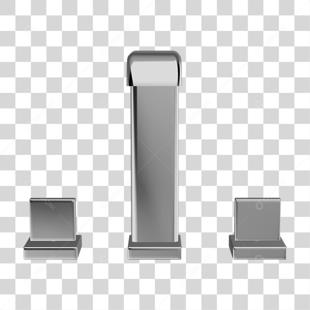 Torneira com Misturadores PNG Transparente