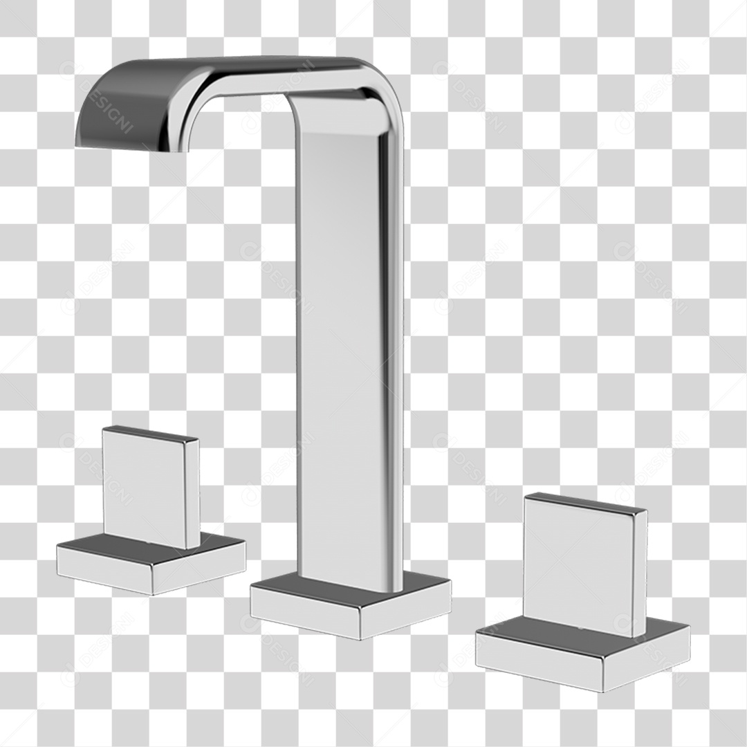 Torneira com Misturadores PNG Transparente
