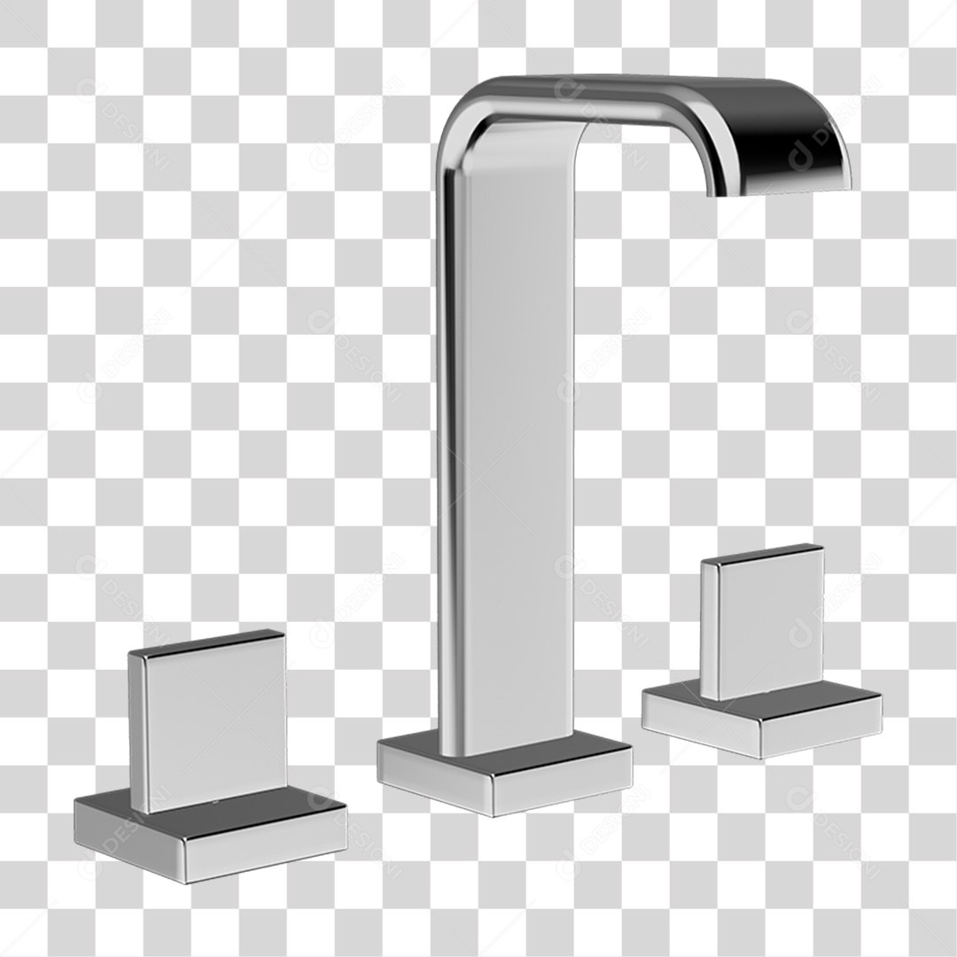 Torneira com Misturadores PNG Transparente