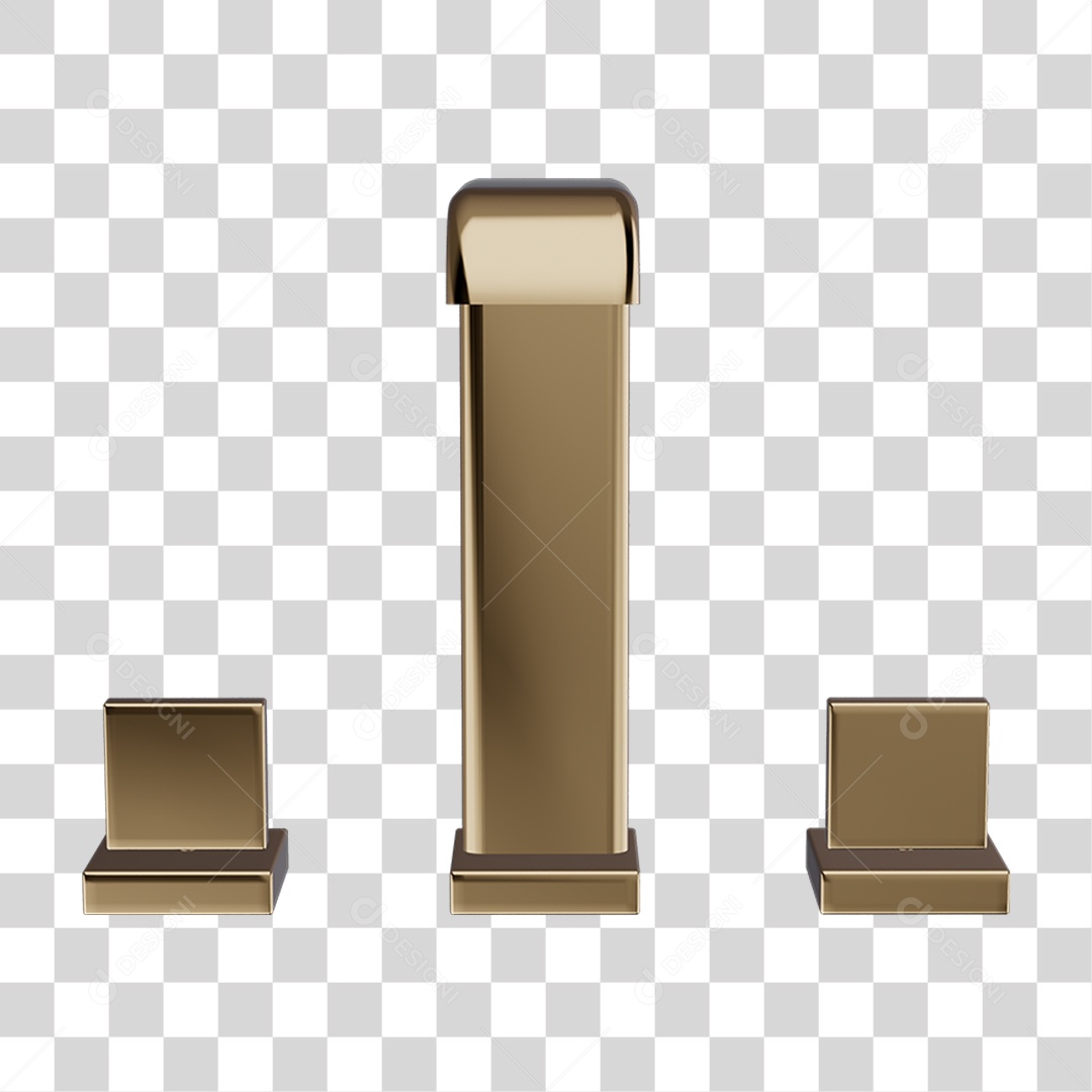 Torneira com Misturadores PNG Transparente