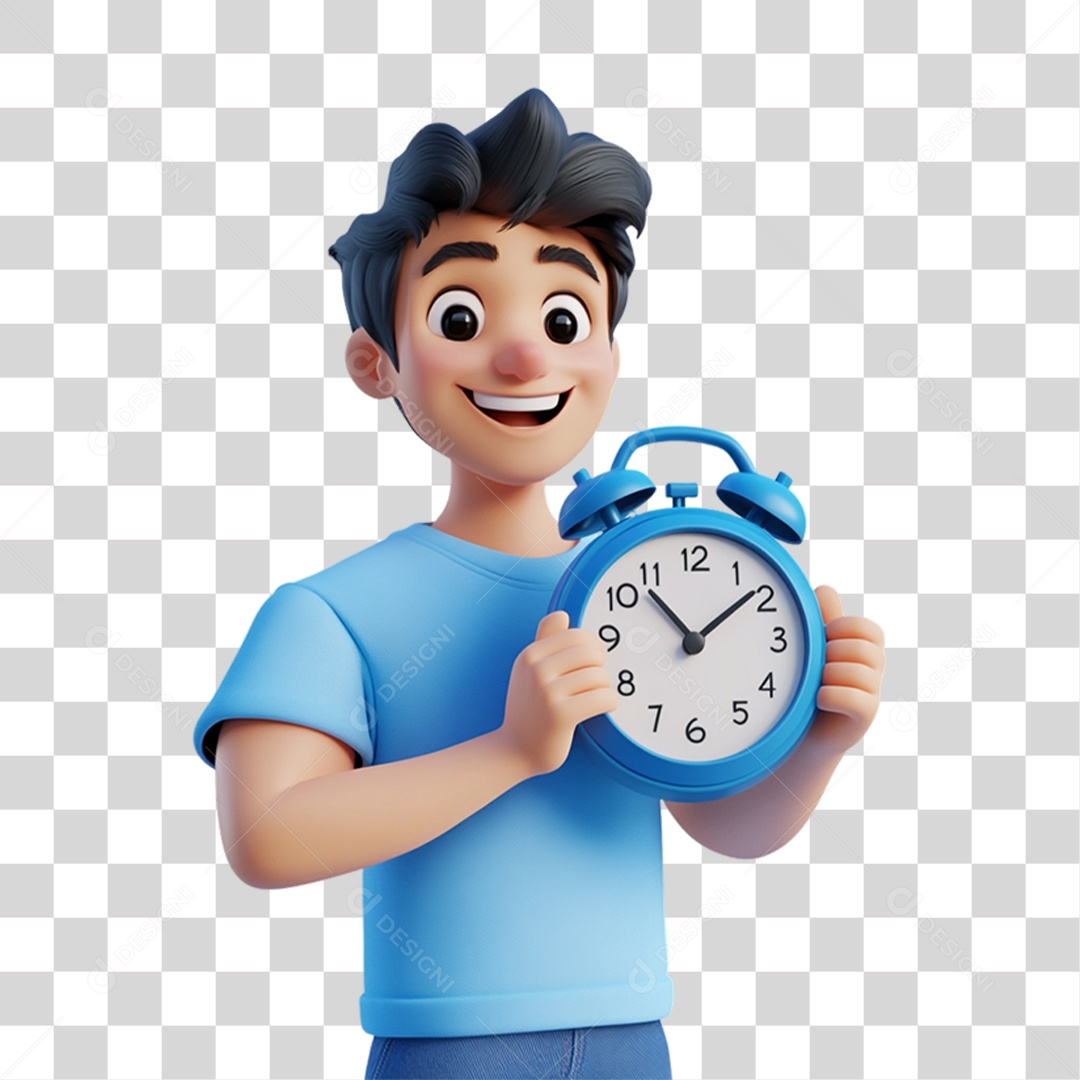 Homem Novembro Azul PNG Transparente