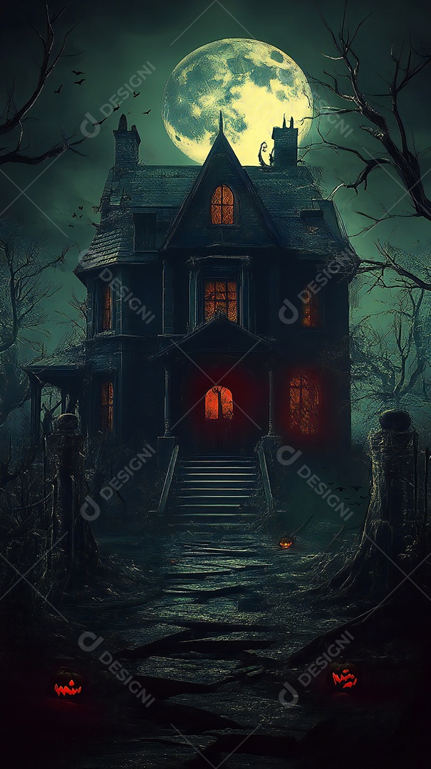 Cenário de halloween