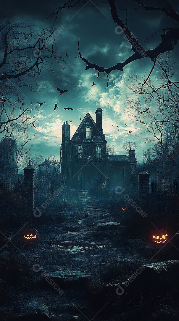 Cenário de halloween