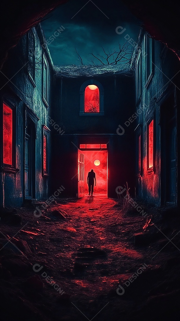 Cenário de halloween