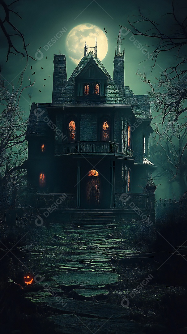 Cenário de halloween