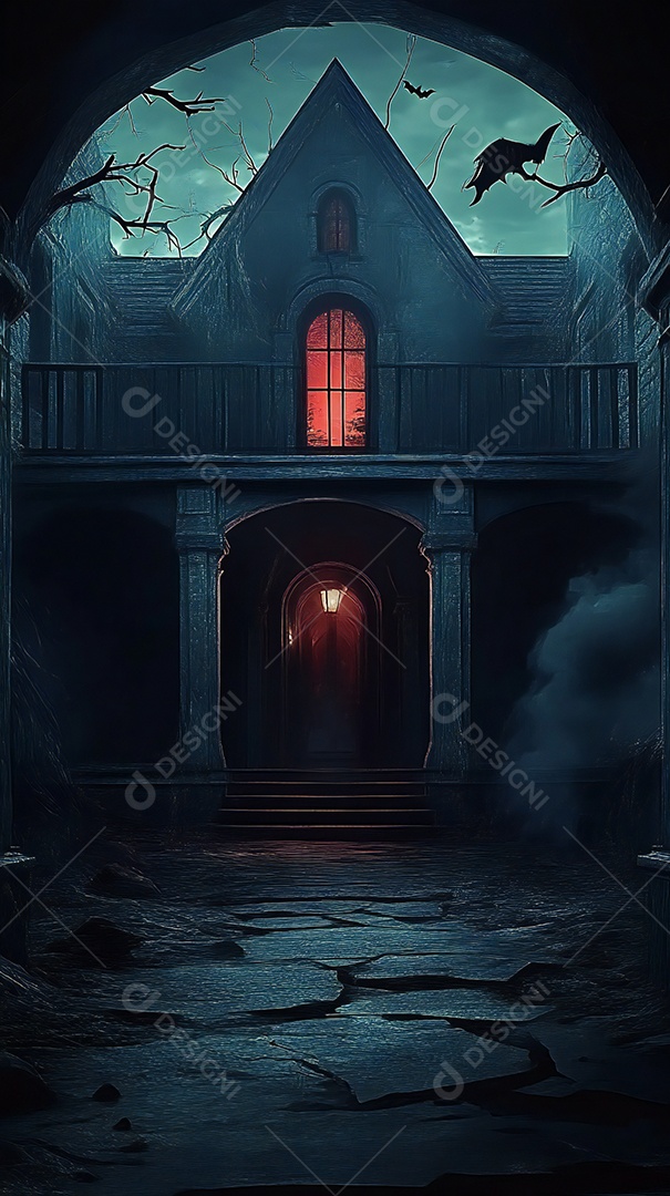 Cenário de halloween