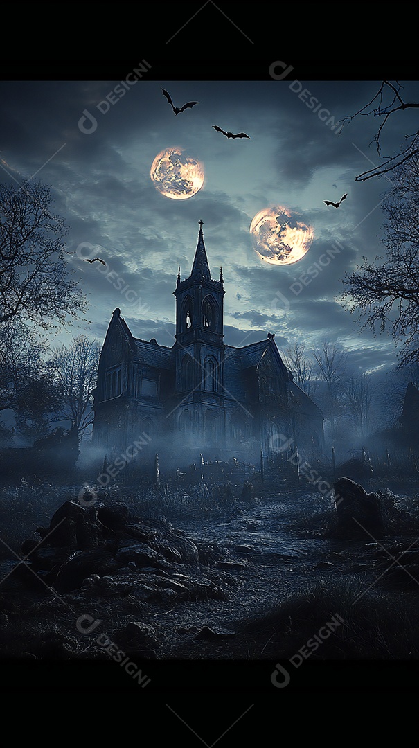 Cenário de halloween