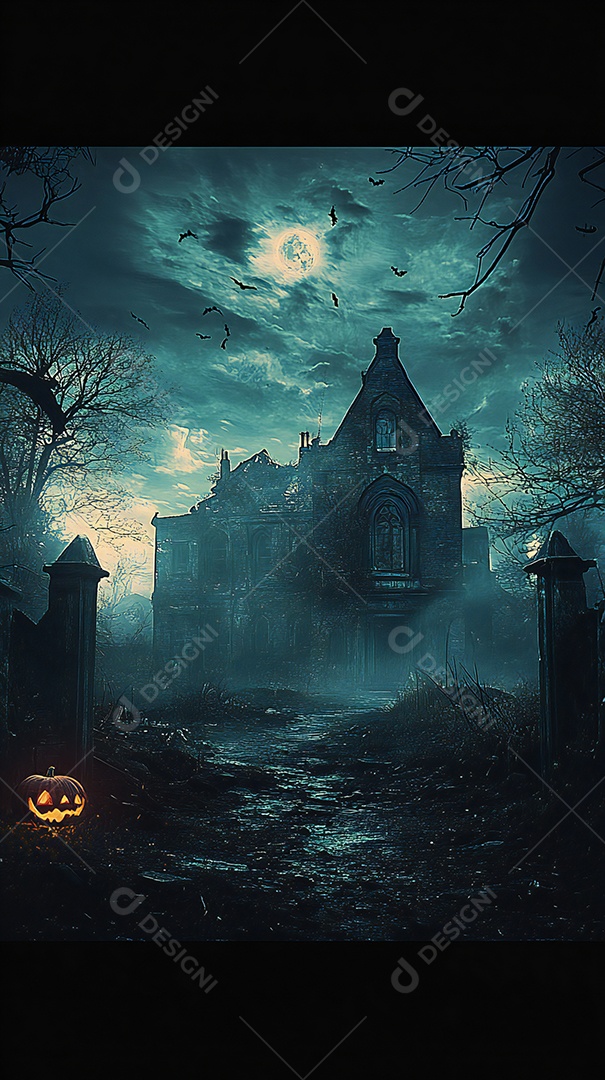 Cenário de halloween