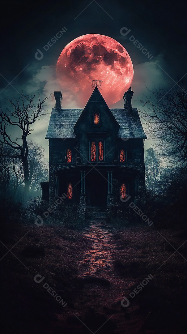 Cenário de halloween