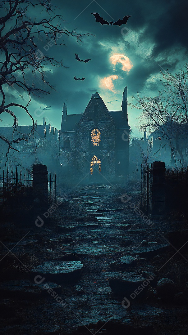 Cenário de halloween