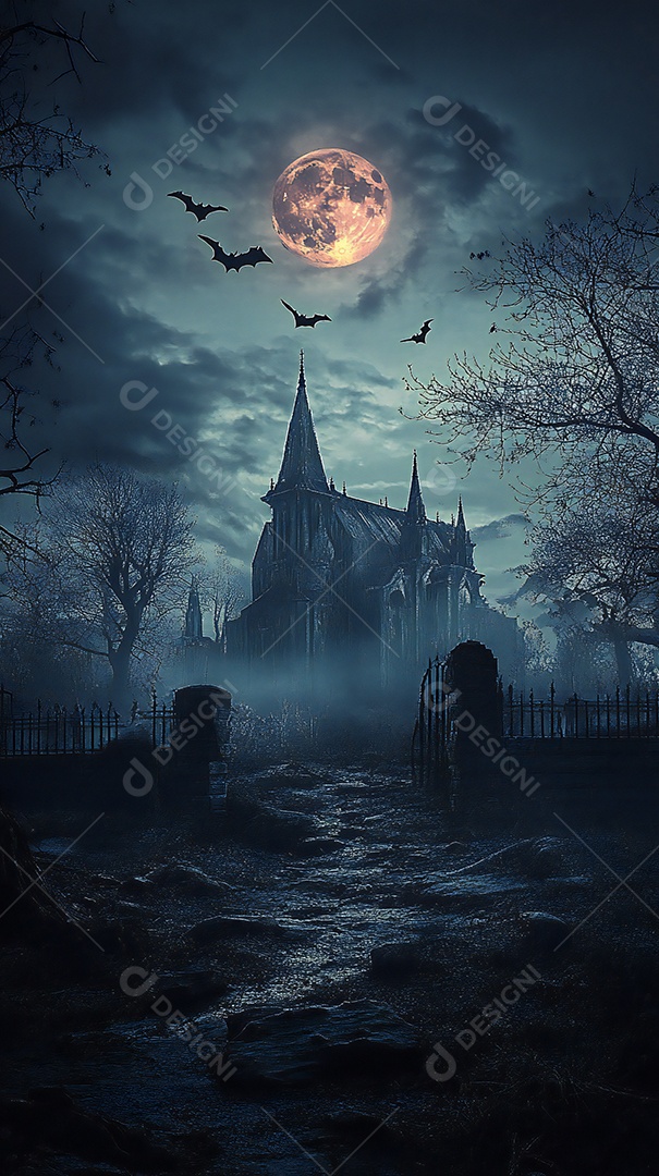 Cenário de halloween