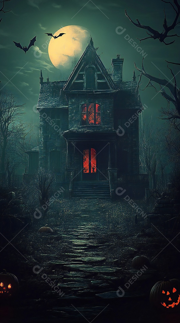 Cenário de halloween