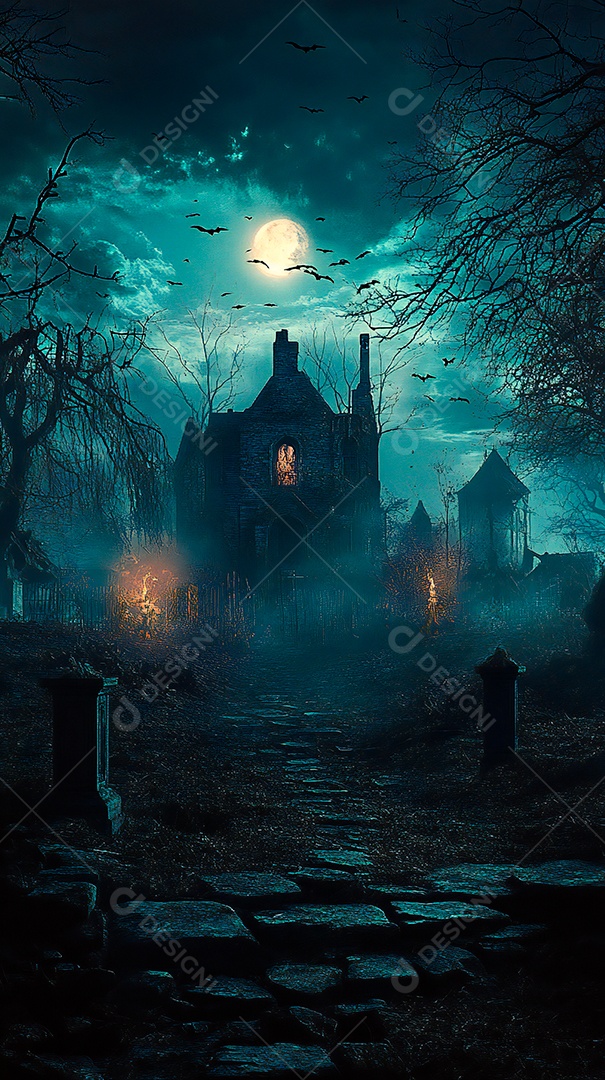 Cenário de halloween