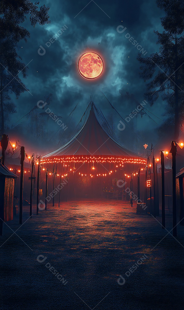 Cenário de halloween