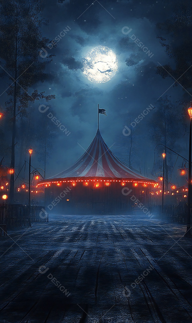 Cenário de halloween