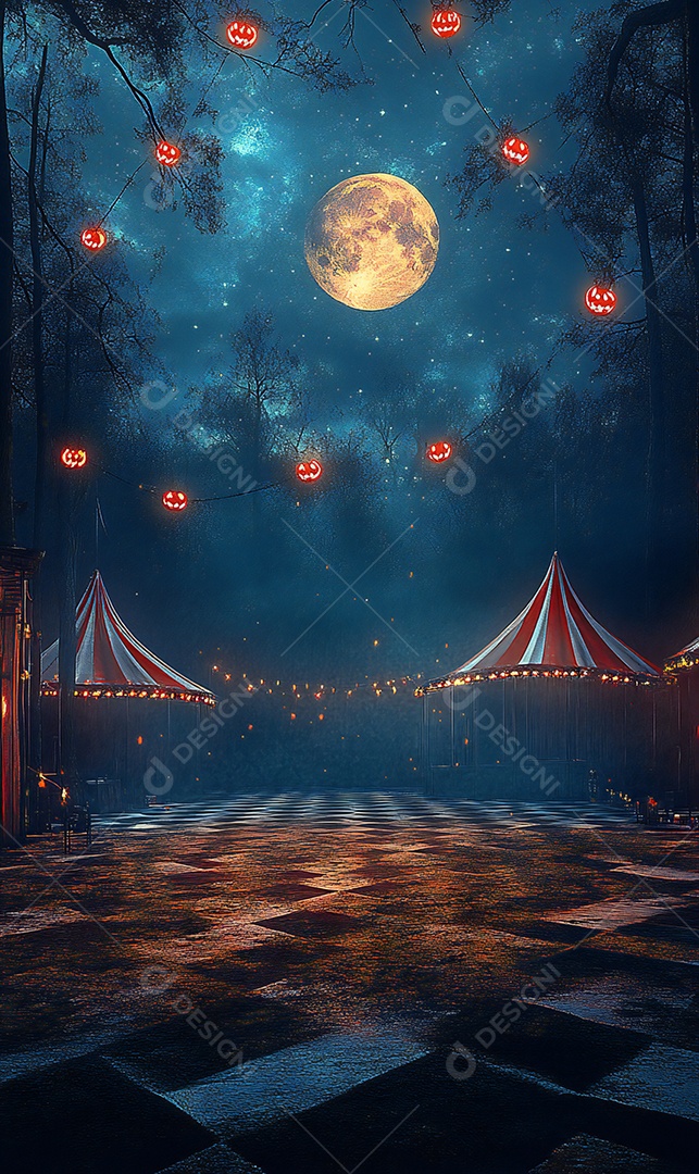 Cenário de halloween