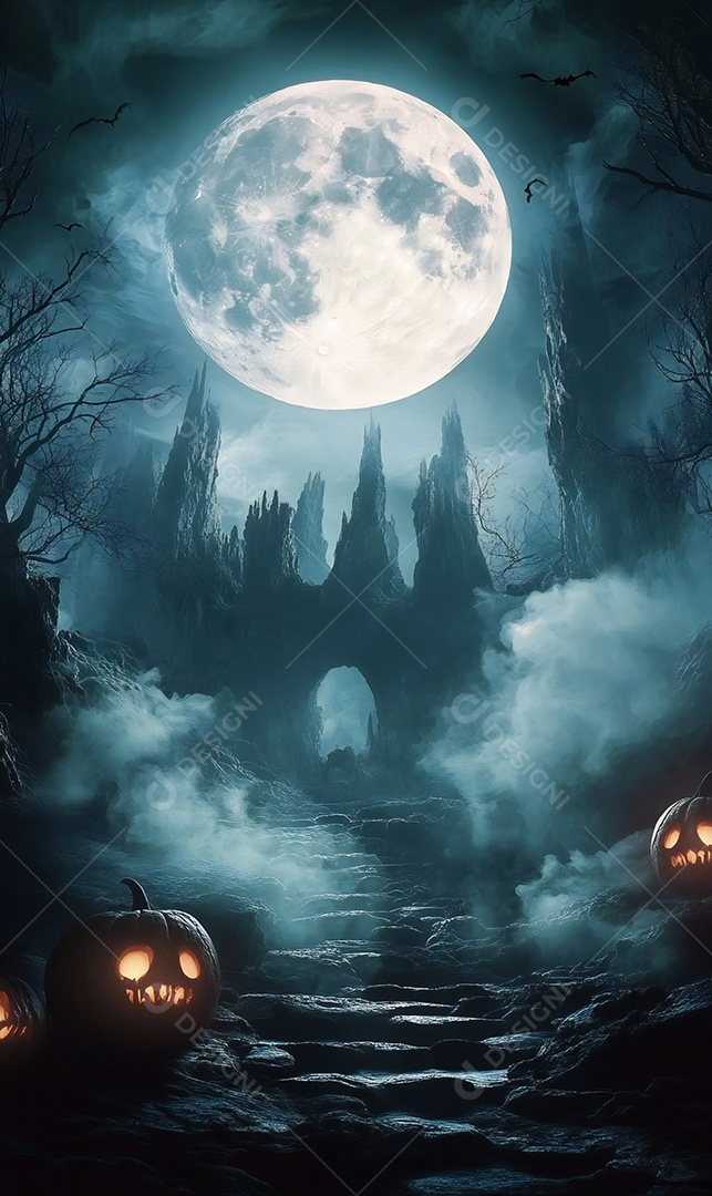 Cenário de halloween