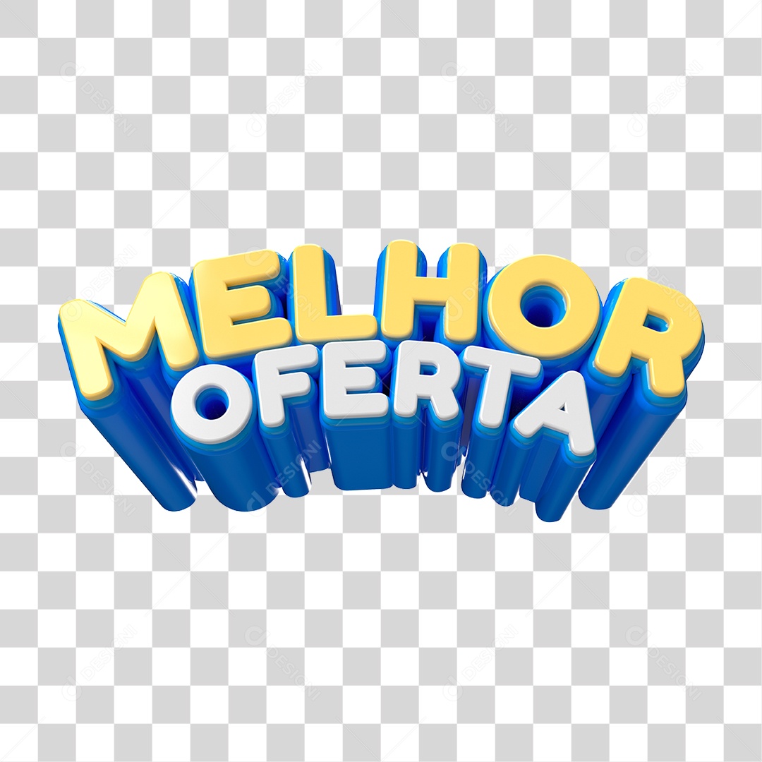 Melhor Oferta Selo 3D Para Composição PNG Transparente