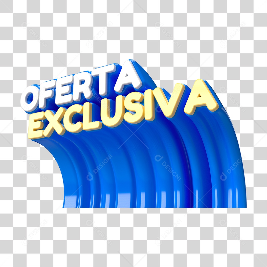 Oferta Exclusiva Selo 3D Para Composição PNG Transparente