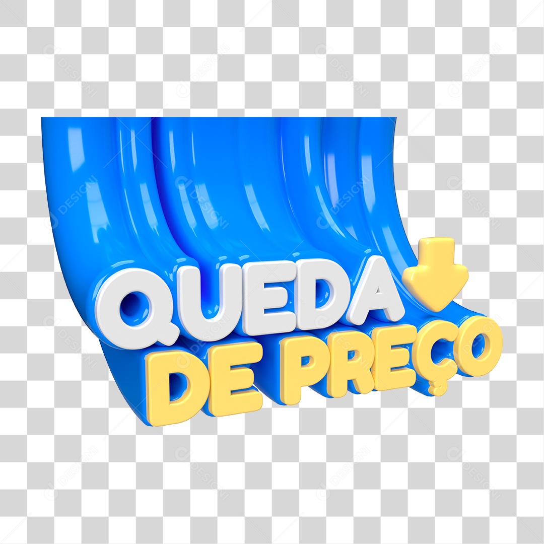 Queda de Preço Limitada Selo 3D Para Composição PNG Transparente