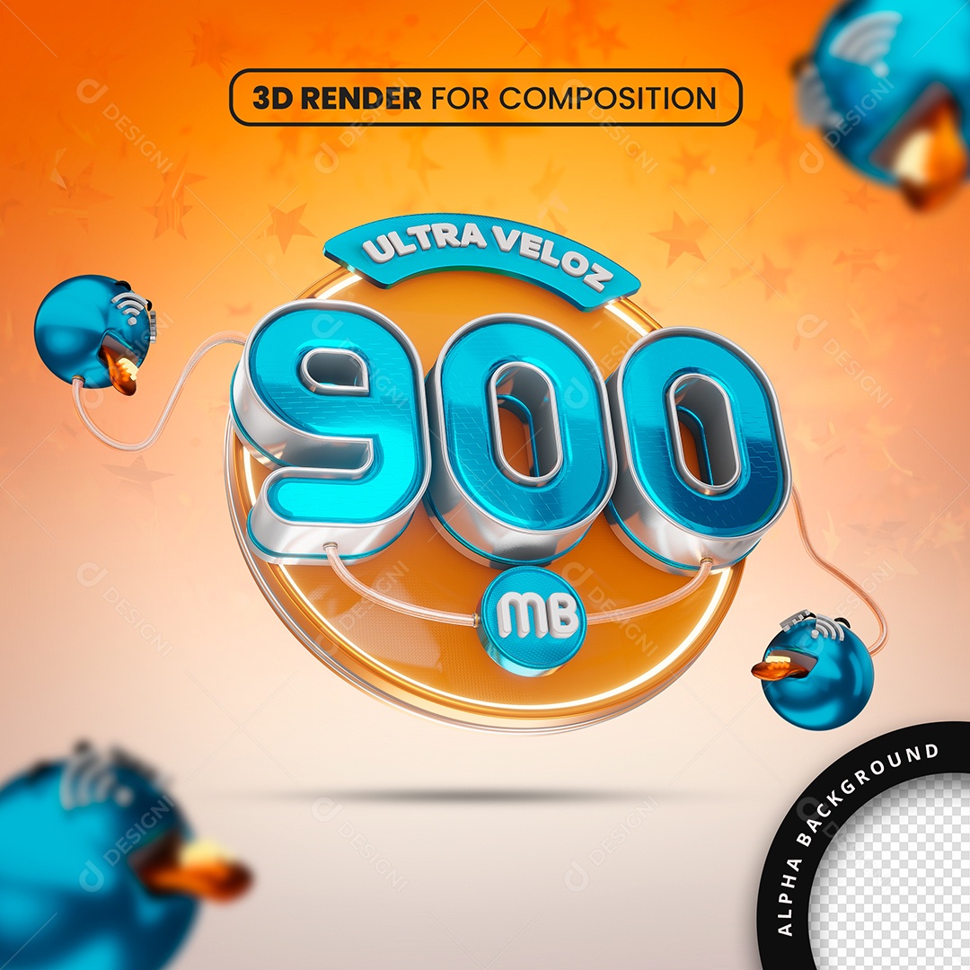 Internet Ultra Veloz 900 Mb Social Media PSD Editável