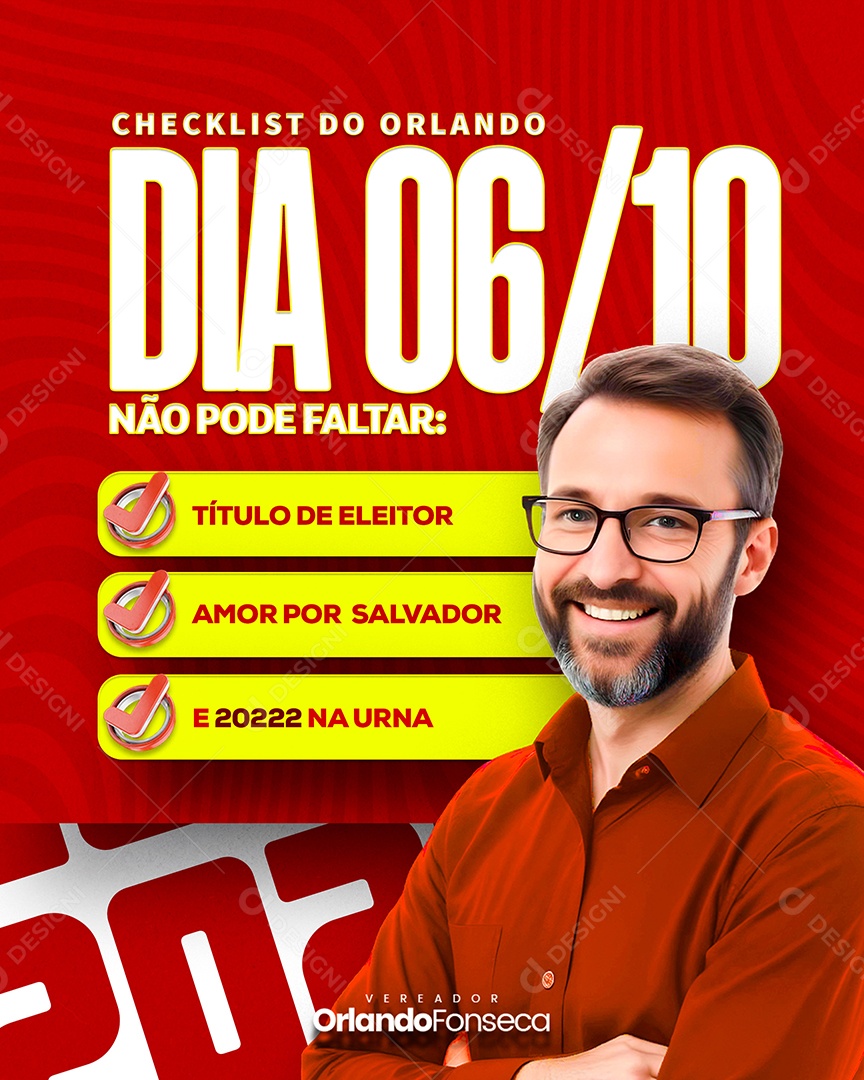 Eleições Política Social Media PSD Editável