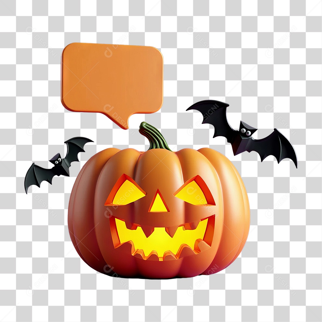 Abóbora do Halloween PNG Transparente