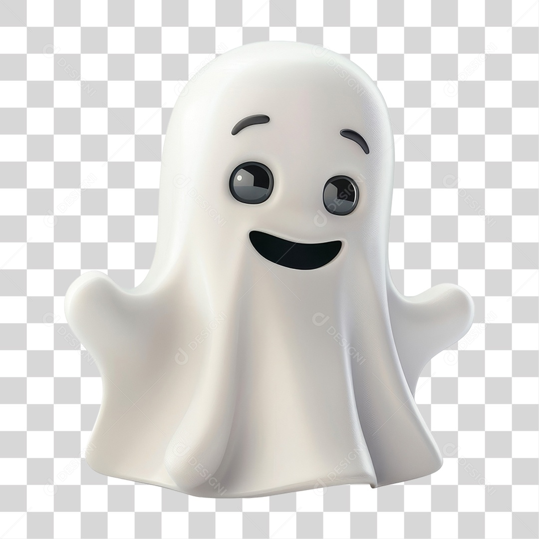 Fantasma do Halloween PNG Transparente