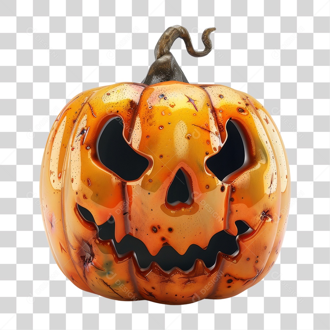 Abóbora do Halloween PNG Transparente
