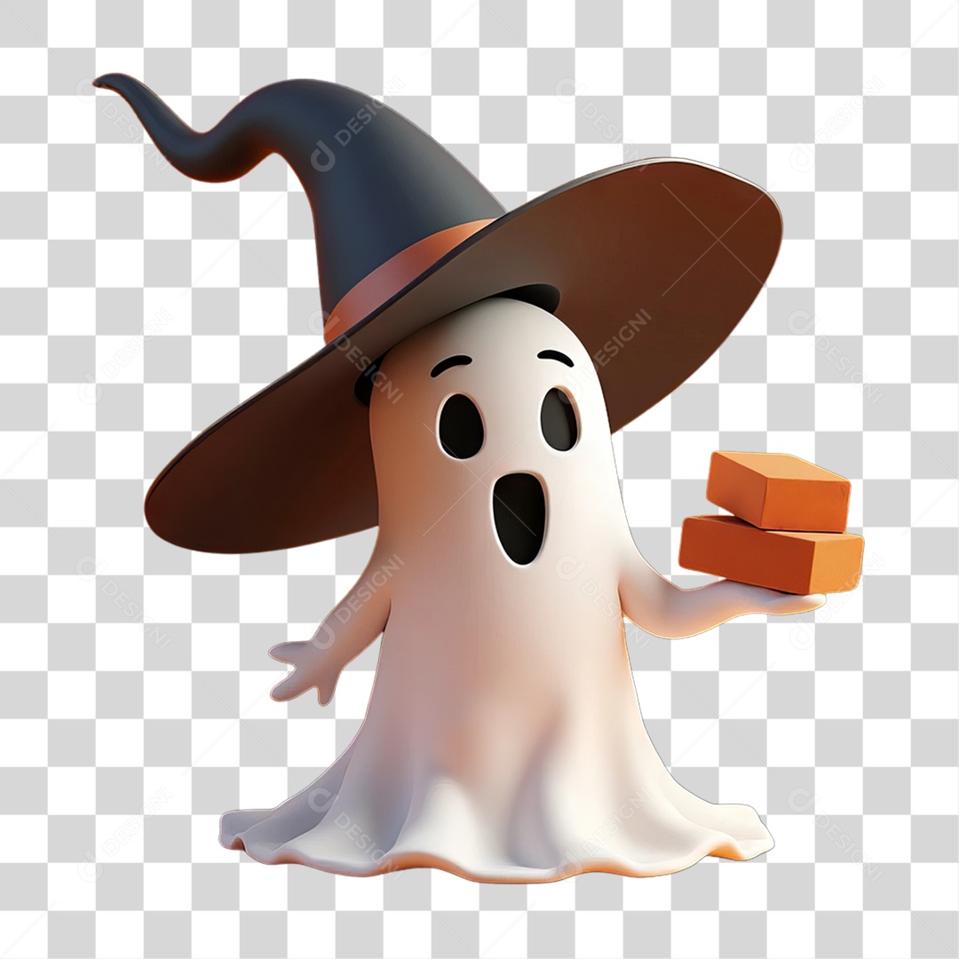 Fantasma do Halloween PNG Transparente