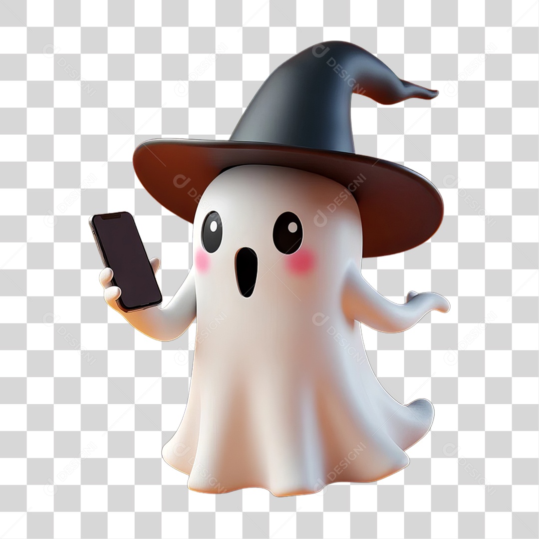 Fantasma do Halloween PNG Transparente