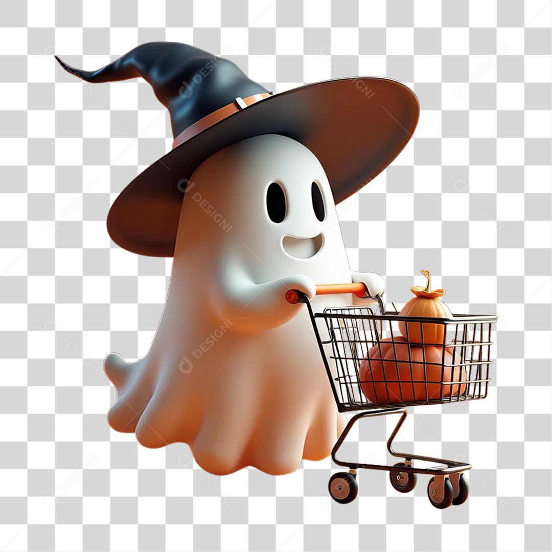 Fantasma do Halloween PNG Transparente