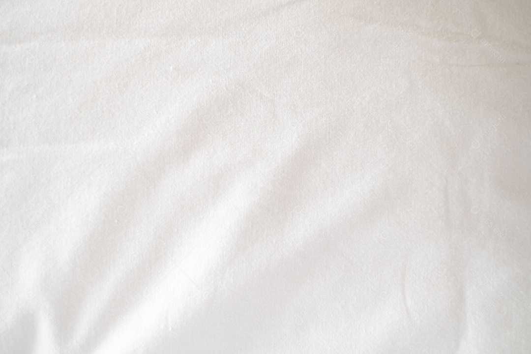 Textura de fundo de tecido branco enrugado