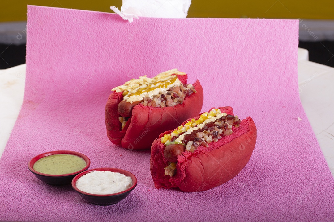 Hotdog tradicional gourmet