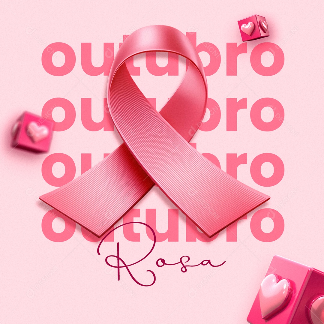 Outubro Rosa Social Media PSD Editável