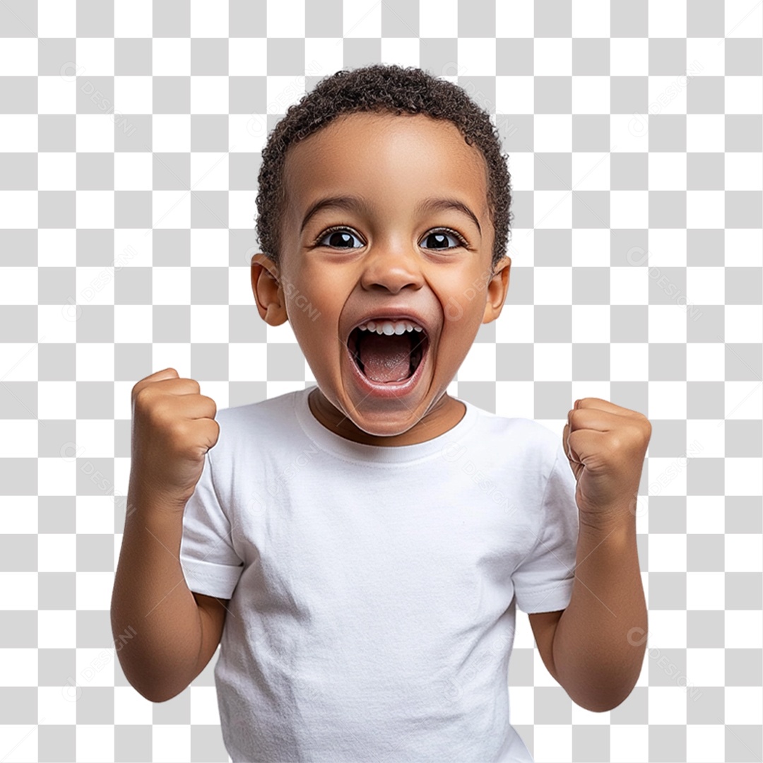 Criança Alegre Sorrindo PNG Transparente