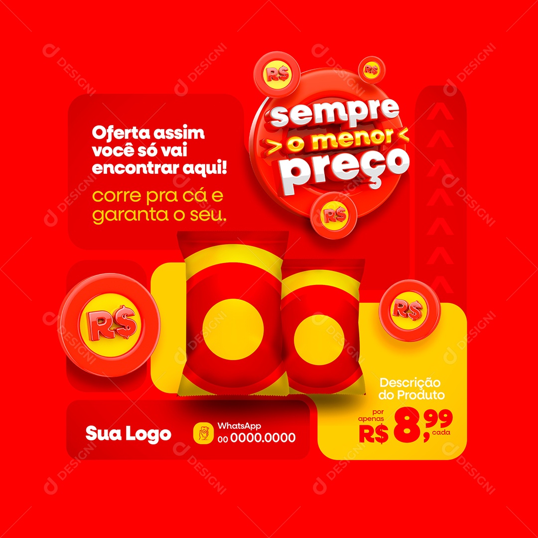 Aproveite Essa Oferta Social Media PSD Editável