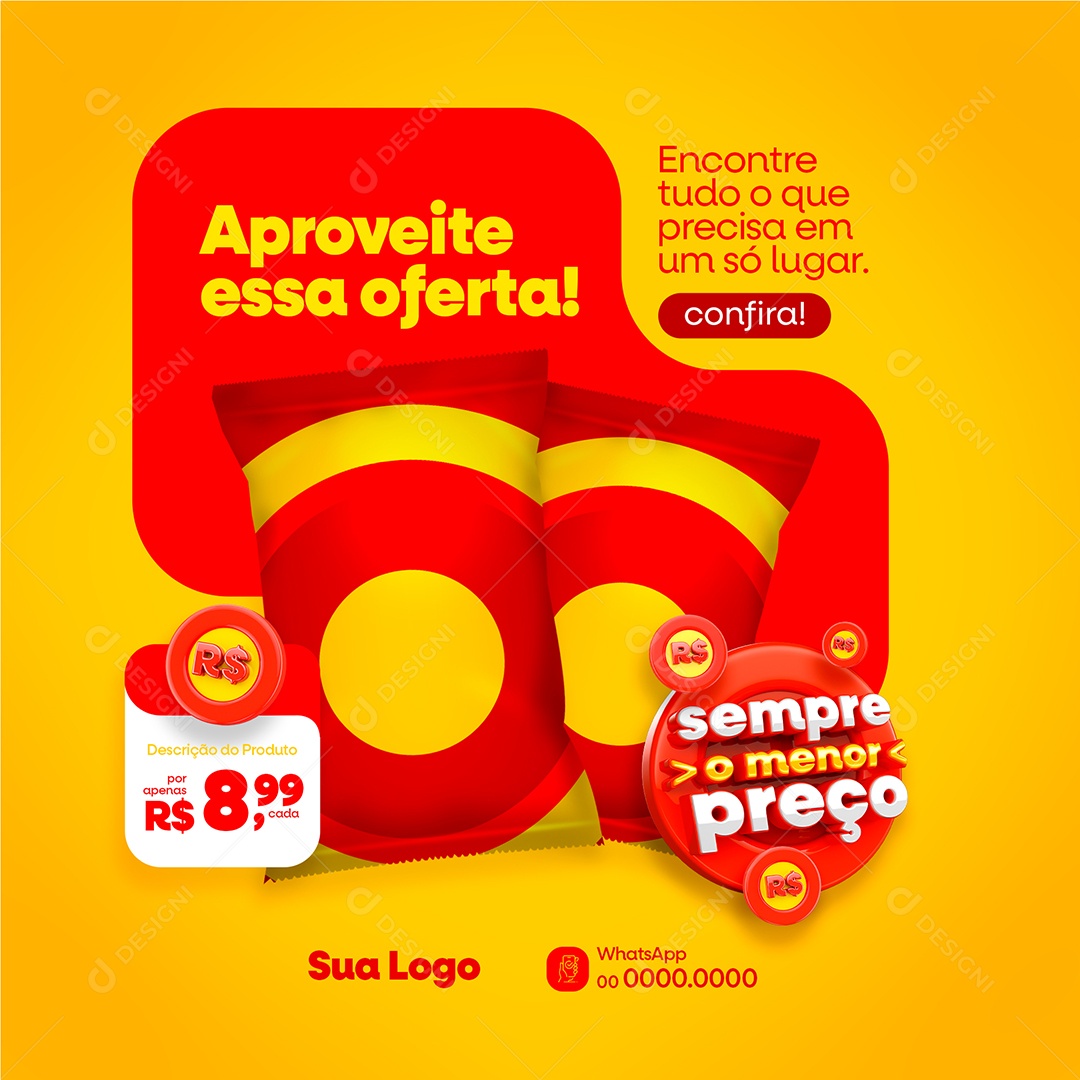 Aproveite Essa Oferta Social Media PSD Editável