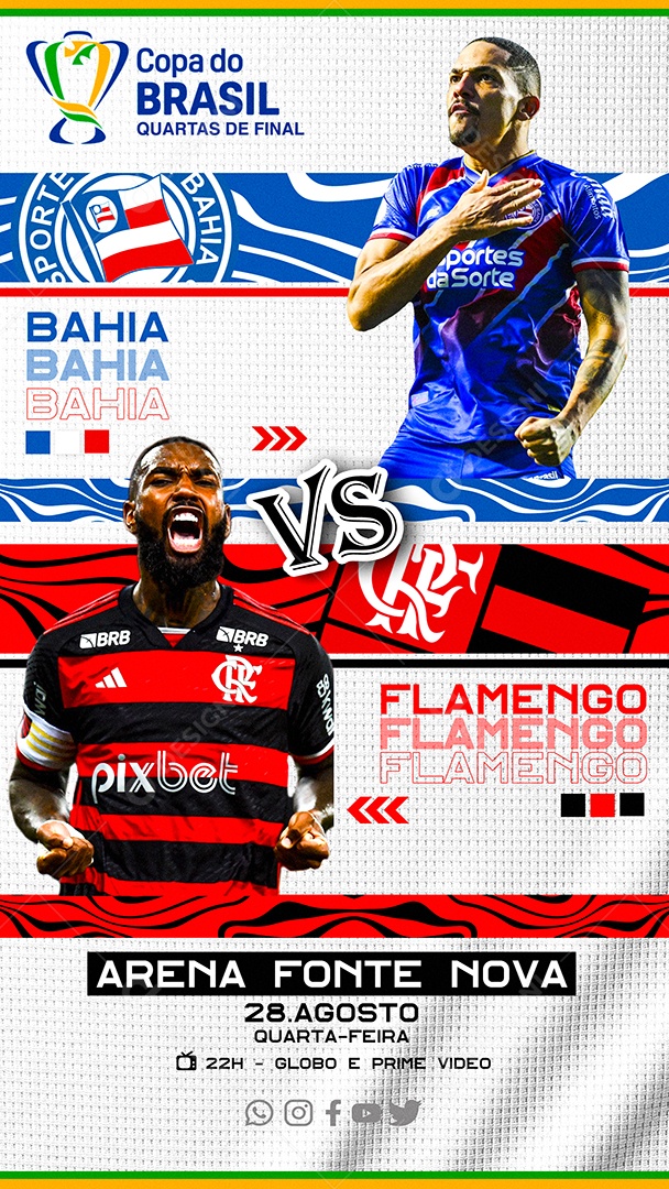 Story Futebol Social Media PSD Editável