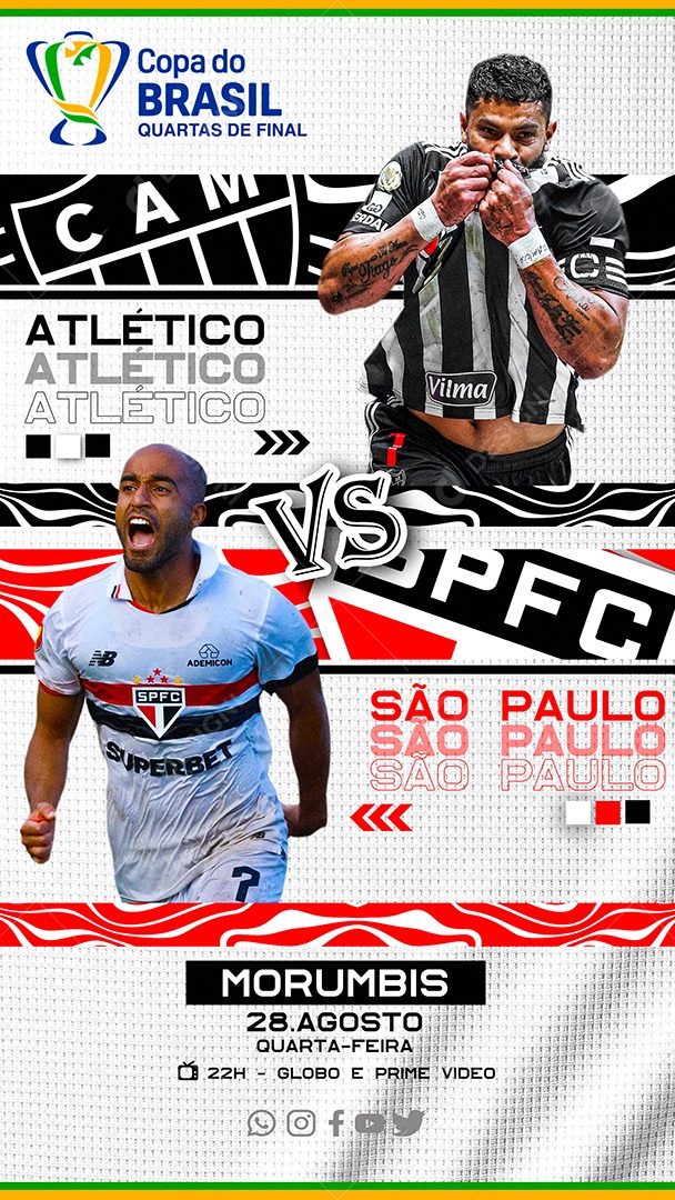 Story Futebol Social Media PSD Editável