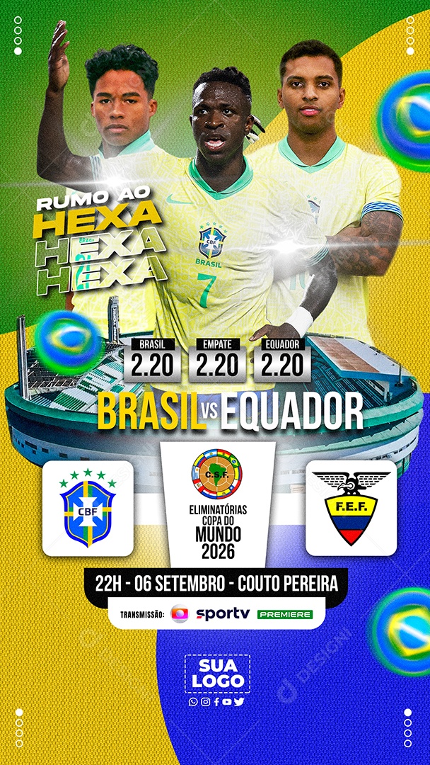 Futebol Social Media PSD Editável