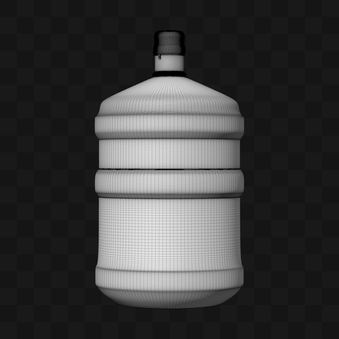 Garrafa 20L Água - Modelo 3D