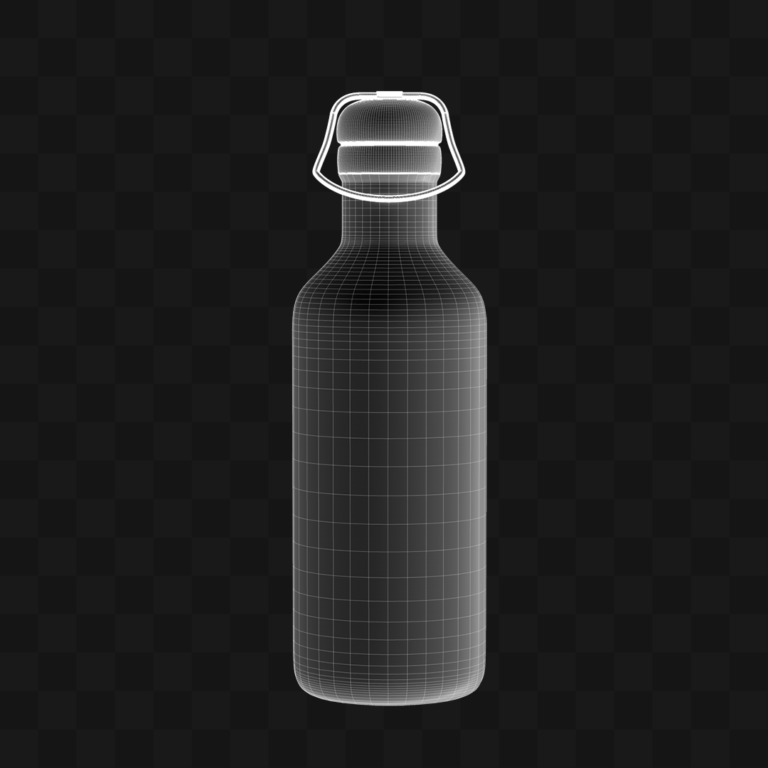 Garrafa com Alça - Modelo 3D