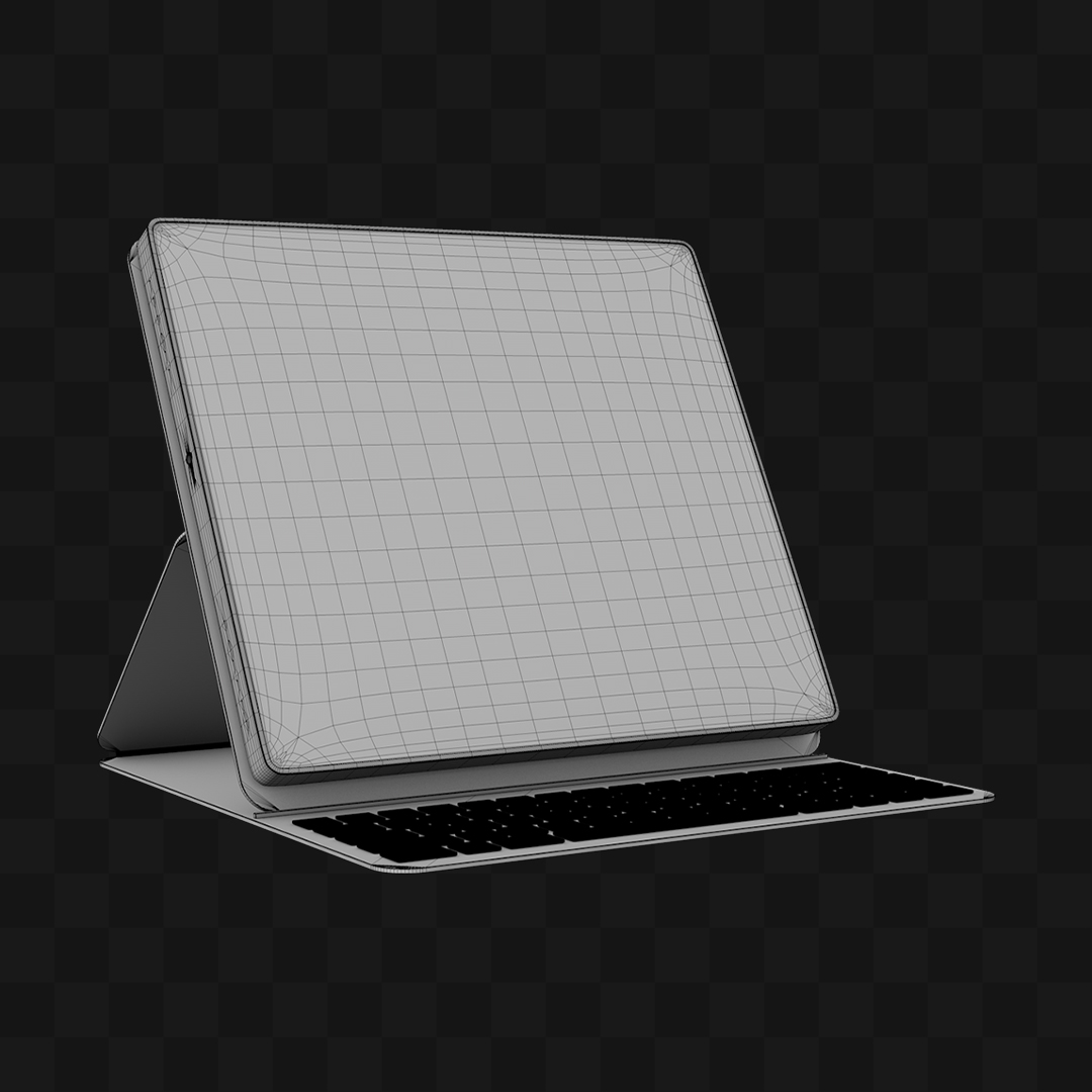 Notebook Base Dobrável - Modelo 3D