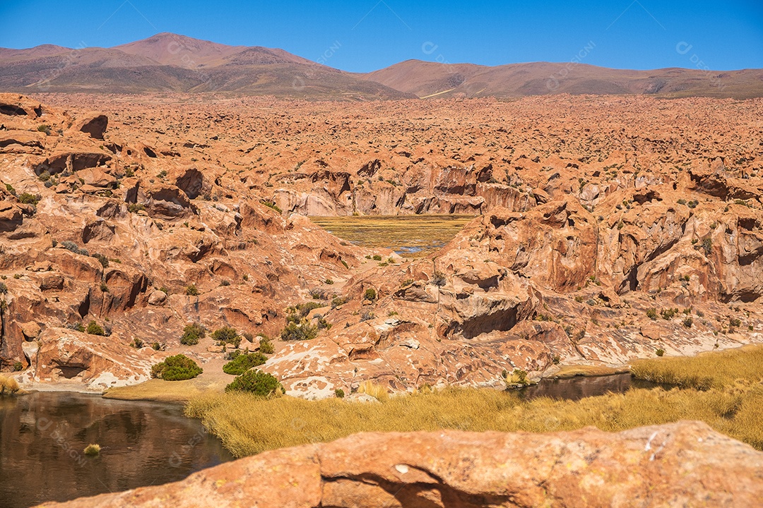 Curiosa formação rochosa no valle de las rocas