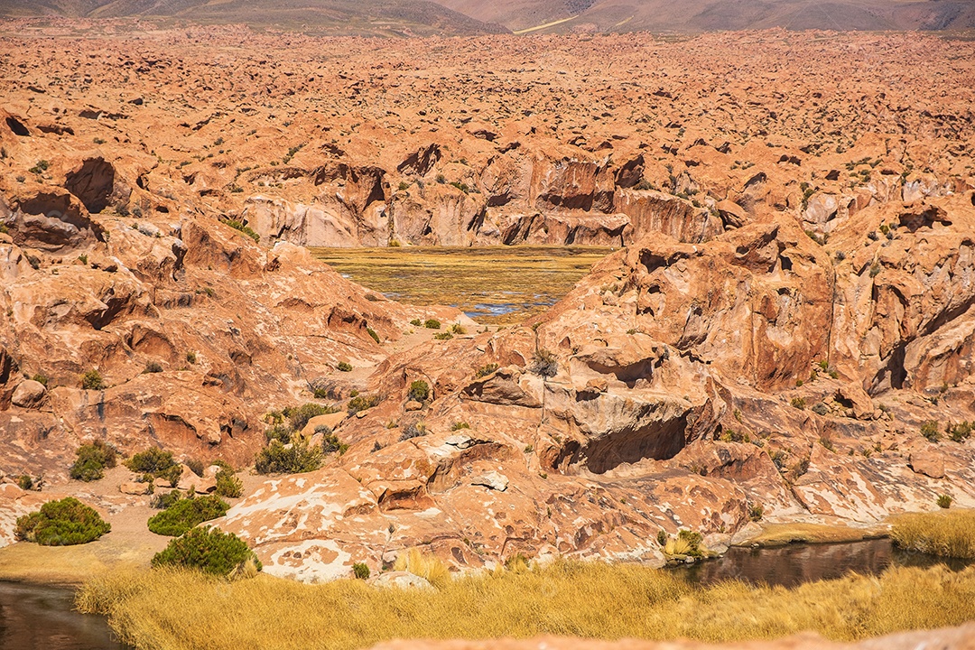 Curiosa formação rochosa no valle de las rocas