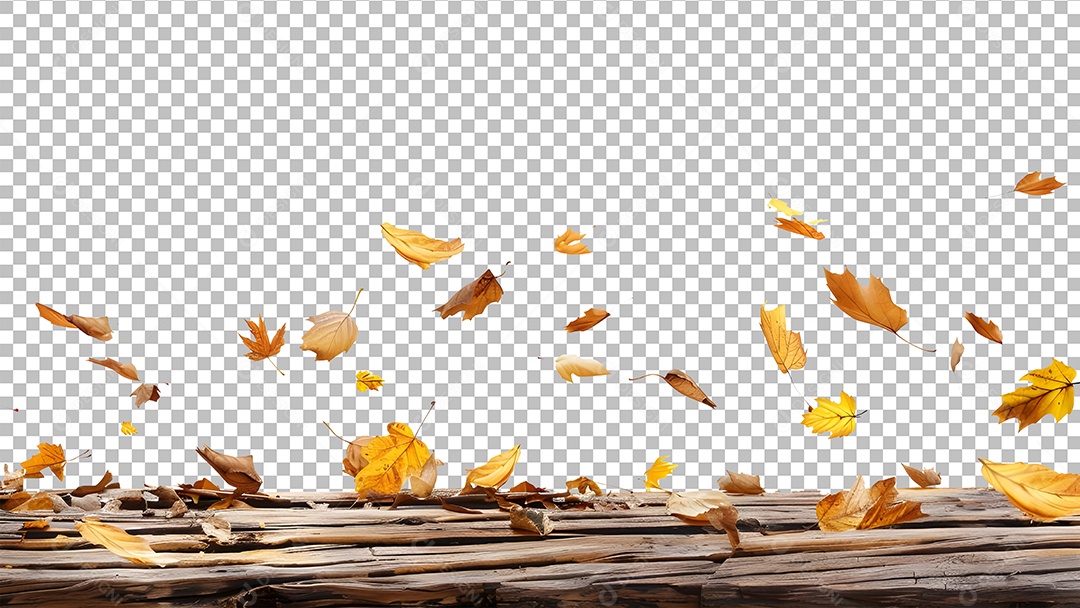 Bancada de Madeira Elemento 3D para Composição PSD Editável